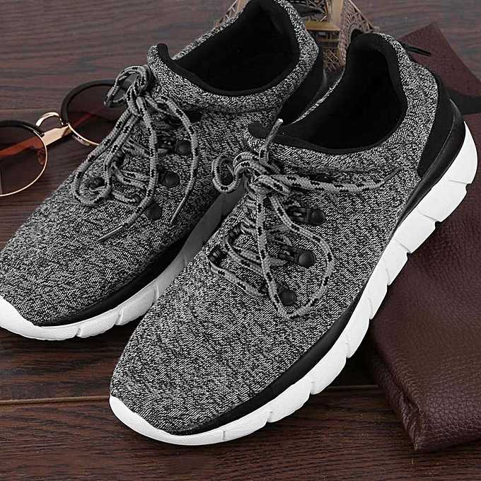 Fashion sports shoes women light gray jogging breathable sports