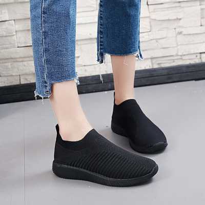 Women outdoor casual slip mesh shoes comfortable running sneakers soles