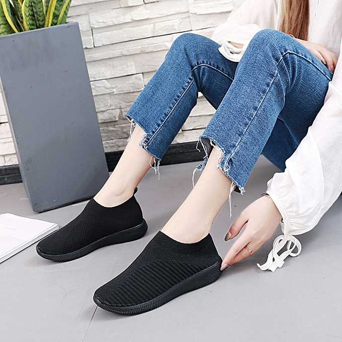 Women outdoor casual slip mesh shoes comfortable running sneakers soles