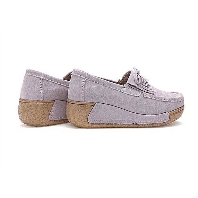 Bun female girl flat shoes slip fashion casual sports shoes breathable running shoes beige