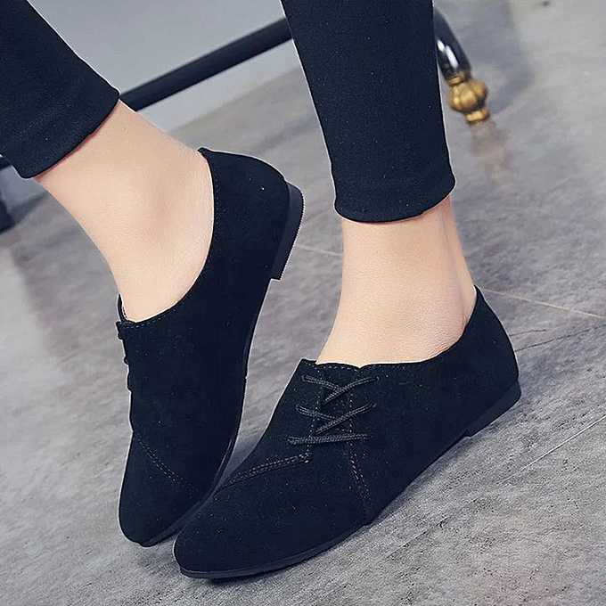 Women lace flat shoes head shoes to help low flat casual shoes