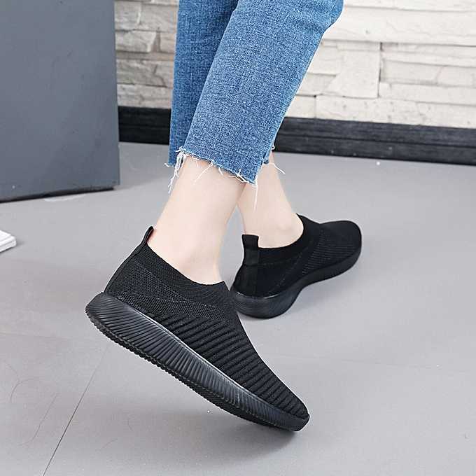 Women outdoor casual slip mesh shoes comfortable running sneakers soles